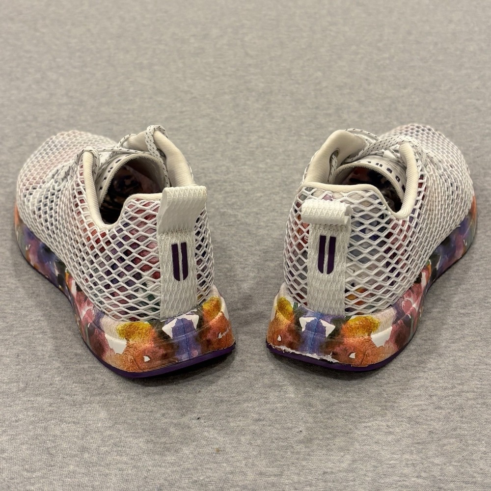 Nobull Mesh Floral Shoes Women's Size 8 Men's 6.5 Sneakers Athletic Runners - Picture 4 of 9